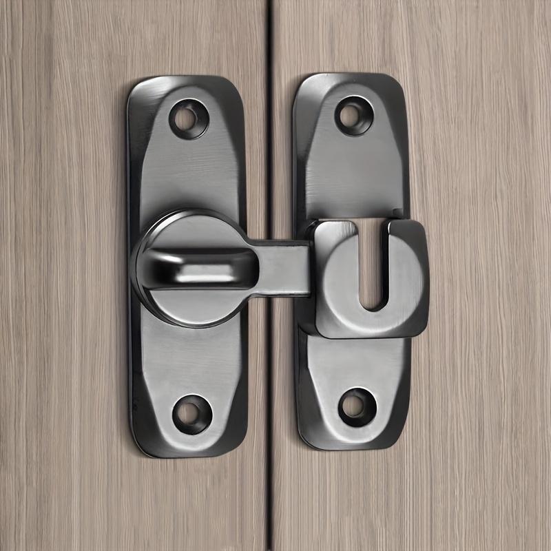 1Set Of 90/180 Degree Flip-Door Installation Latch Bolts Right-Angle Latch Locks For Sliding Doors And Sliding Latch Locks For Bathroom Louvre Doors