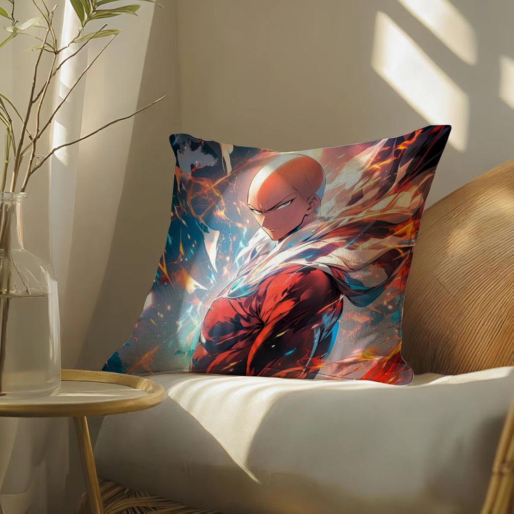 One-Punchman Pillow Case Pillowcase, Double-Sided Printed, Sofa Cushion, Bedroom Headboard