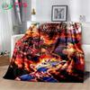 Saint Seiya 3D Printed Art Fleece Blanket for Beds Hiking Picnic Thick Quilt Bedspread Fleece Throw Blanket Picnic Blanket
