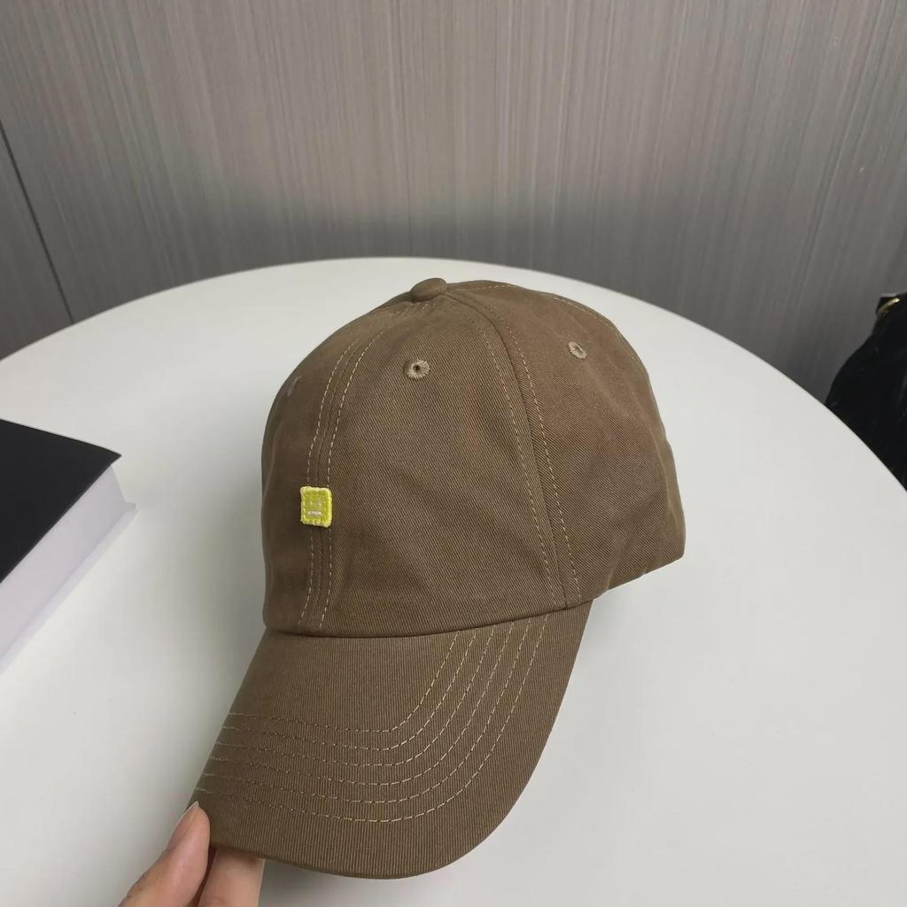 AC Tide New Smiley Face Baseball Cap - Korean Soft Top Duckbill Design, High Quality