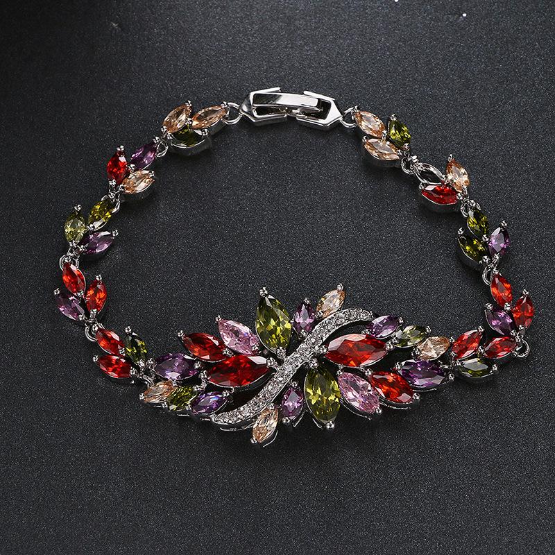 Роскошный браслет из сверкающего циркона, ювелирные изделия из хрусталя в стиле корейских знаменитостей, модная и преувеличенная индивидуальность, женский подарок на день рождения