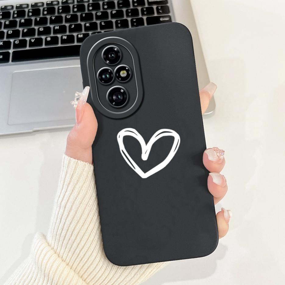 Чехол для Honor 200 Pro Стильный чехол с конфетным рисунком Полная защита камеры Чехол для телефона Для Honor 200 Lite Honor200 Smart Мягкие чехлы