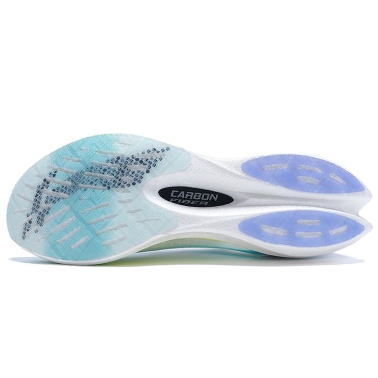 Кроссовки Li Ning Feidian Challenger One Piece Woven Speed Low Top для бега, мужские кроссовки, белые, синие, фиолетовые, ARMR011-1