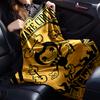 Custom Name Bendy and the Ink Machine Theme Printed Blanket - Perfect for Couch, Bed, Travel & Outdoor Use | Machine Washable, Cozy & Durable.
