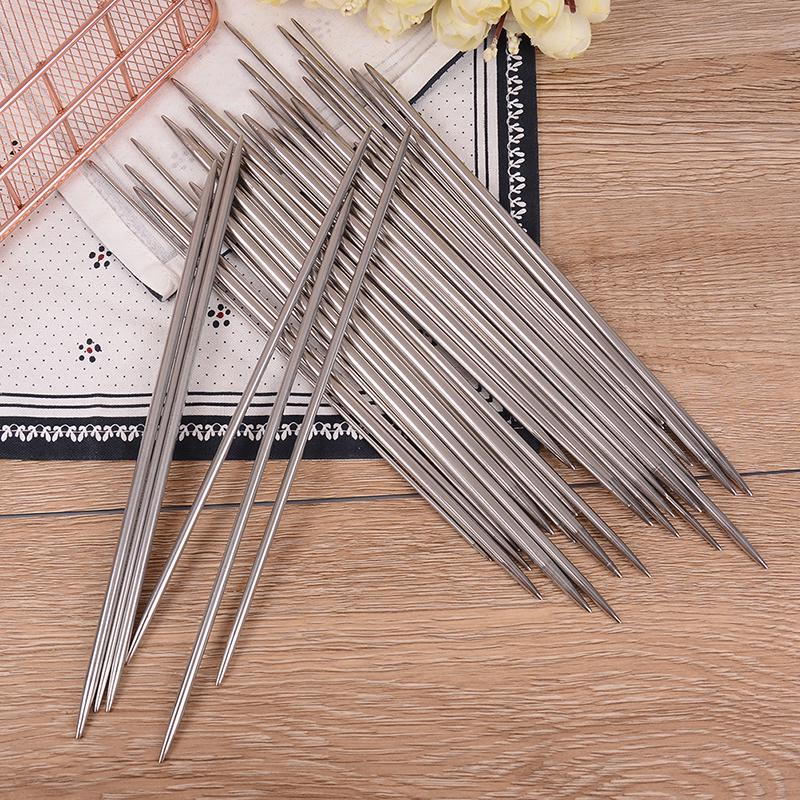 35Pcs 20Cm Straight Knitting Needles Stainless Steel Diy Crochet Hooks Tool