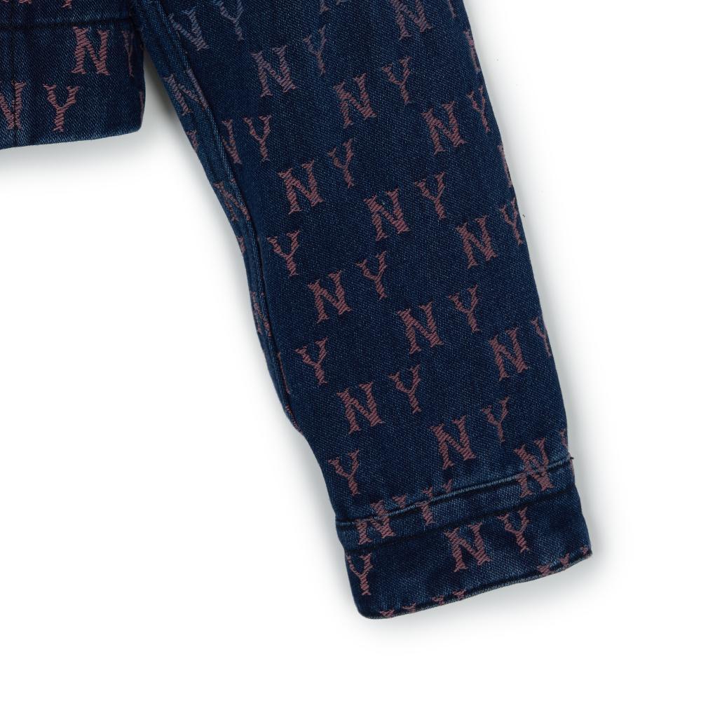 Новая женская джинсовая куртка MLB New York Yankees, синяя, 3FDKM0244-50INS