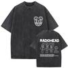 Новые футболки Rock Vintage с графическим принтом Radiohead, мужские и женские, готическая мода, оверсайз, высокое качество, Yk Streetwear