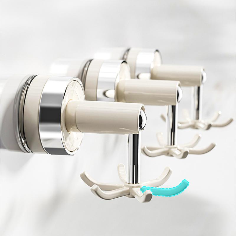1/2 шт. Кухонный кухонный крючок на присоске Установка без сверления Настенные крючки для лопатки, ложки, органайзер, подвеска для кухонной утвари