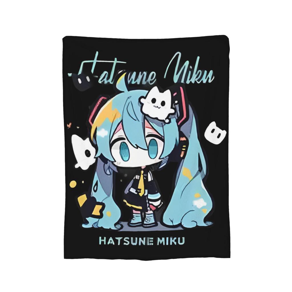 Аниме Hatsune Miku Одеяла Флис Текстильный Декор Многофункциональное Супер Теплое Плед Одеяло для Дома Путешествий Квилт