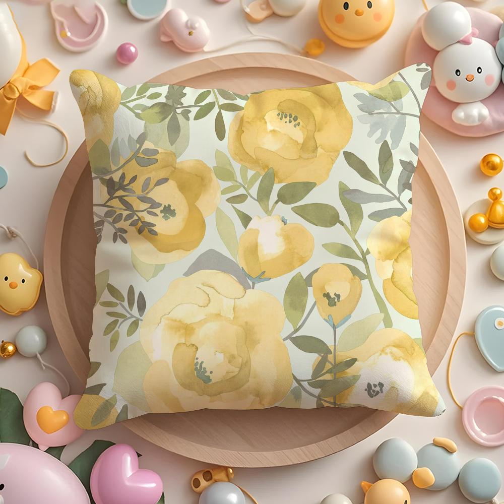 Горячая распродажа ТОП1 Ретро-цветы Наволочка для дома и автомобиля Многоцелевая наволочка - Двусторонняя, Мягкая и прочная для ежедневного использования