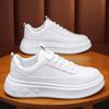 Spring Men's Shoes New Breathable Shoes Men's Trendy Versatile Platform Sneakers Casual Shoes Board Shoes White Shoes Men