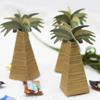 50Pcs Hawaiian Coconut Palm Tree Candy Box Perfect for Tropical Summer Parties Birthdays and Bridal Showers Includes Cake Toppers Summer Decorations