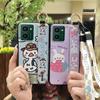 Cartoon Wristband Phone Case For Nokia HMD Pulse/Pulse+/Pulse Pro Shockproof Anti-knock Wrist Strap Fashion Design Ring