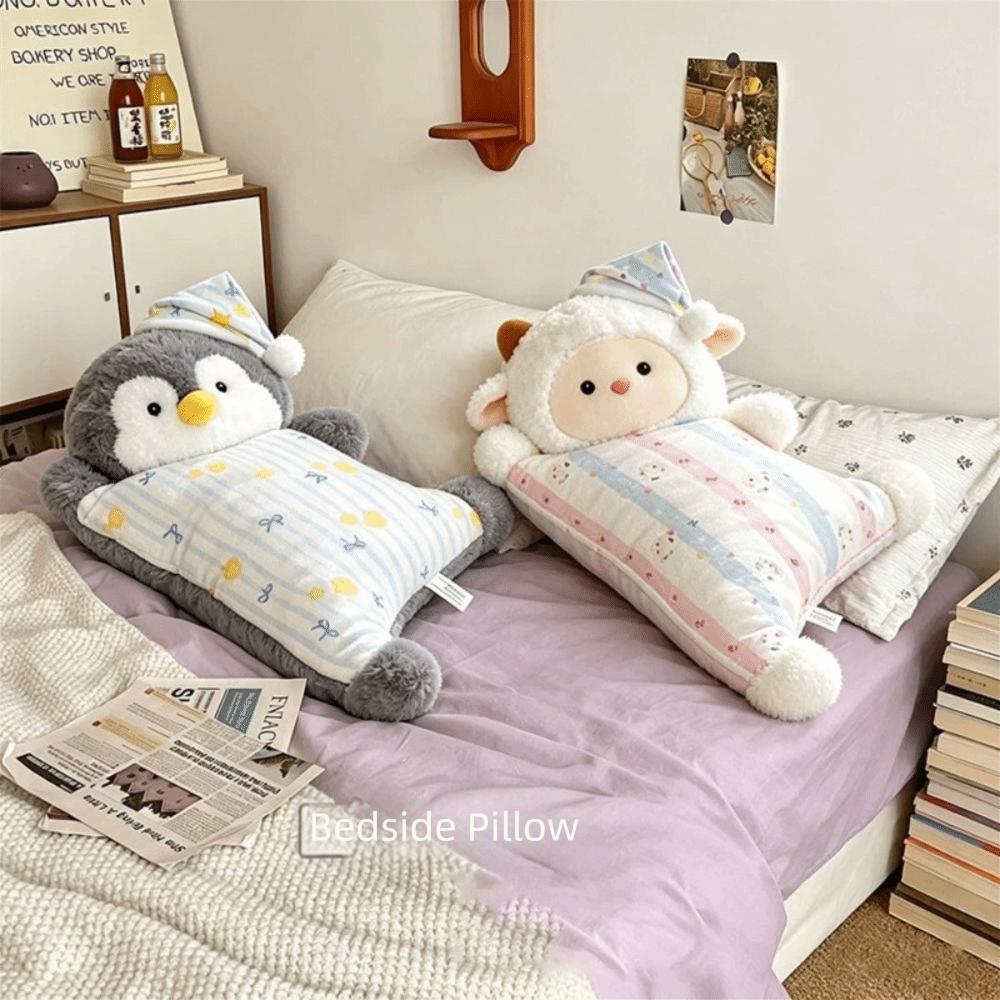 Cute Pajama Animal Plush Pillow Cartoon Penguin Plush Toy Animal Stuffed Doll Home Sofa