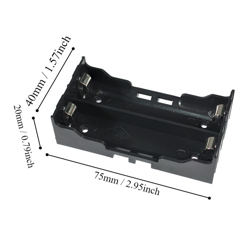 Пластиковый держатель для аккумуляторов 18650 с жестким контактом - Доступен на 1-4 слота