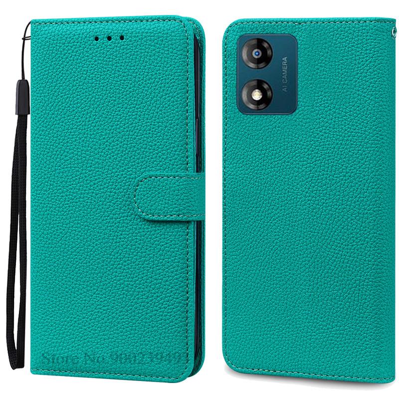 Чехол E13 для Motorola Moto E13, кожаный чехол-кошелек, откидная крышка для Moto E13, чехол для телефона Motorola Moto E13, чехол-накладка Fundas