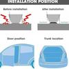 Silicone Door Shock Absorber Cushion Universal Hood Rear Trunk Reduce Noise Crashproof Airbag Buffer Anti Collision Pad Sticker