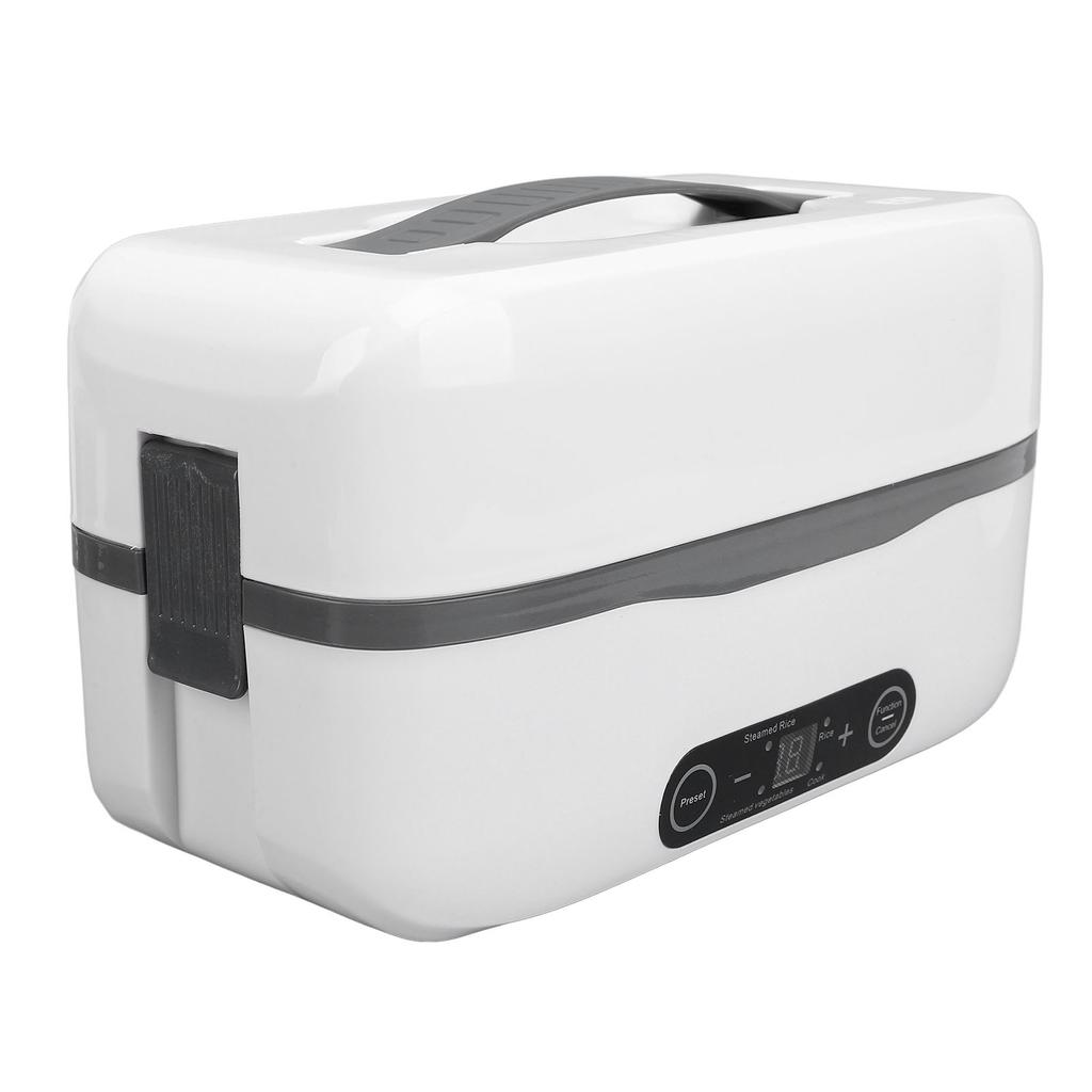 Электрический подогреваемый ланч-бокс с функцией интеллектуального резервирования и приготовления на пару, портативный, из нержавеющей стали, индивидуальный внутренний