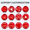 Metal Emergency Stop Button Switch 16/19/22mm Mushroom head Waterproof Stainless steel Press Rotary Power off STOP 1NO1NC2NO2NC