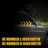 Set Fit Mirror Mercedes-Benz W166 GLS ML GLE Right GL & Left Side Glass