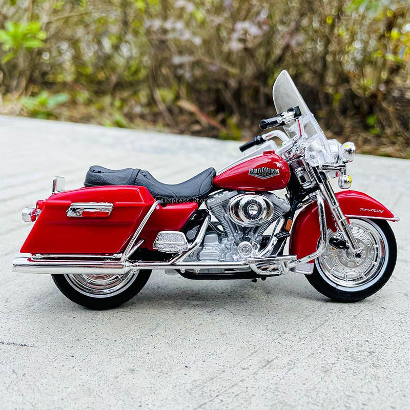 Майсто 1:18 Различных стилей Мотоцикл Harley-Davidson 1999 FLHR Road King Красный Сплав Модель Мотоцикла Игрушечная Машина Коллекция