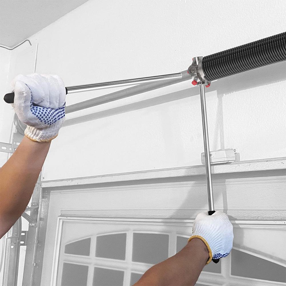 2 шт. 1/2 дюйма * 17,2 дюйма Барабан торсионной пружины гаражных ворот Ручка против скольжения Стержни для навивки торсионной пружины