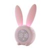 Digital Alarm Clock Cute Bunny Shape LED Night Light Luminous Digital Clock for Kids Bedroom Decor