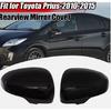 2X Крышка зеркала заднего вида левая + правая для Toyota Prius 2010-2015 годов, глянцевый черный