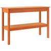 Console Table Wax Brown 110 X 40 X 75 Cm Solid Pine Wood