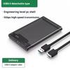 USB 3.0 Прозрачный мобильный жесткий диск 2,5-дюймовый SATA последовательный жесткий диск коробки внешний Har D7G5