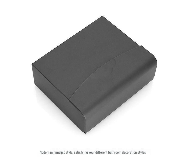 Настенный держатель для салфеток из космического алюминия без перфорации для ванной комнаты или кухни