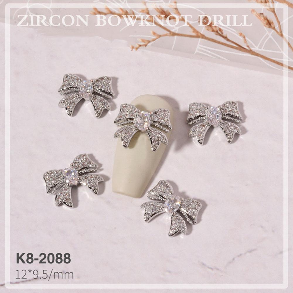 Украшения Роскошные DIY Украшения для нейл-арта Стразы для ногтей Аксессуары для маникюра Бантики Ювелирные изделия
