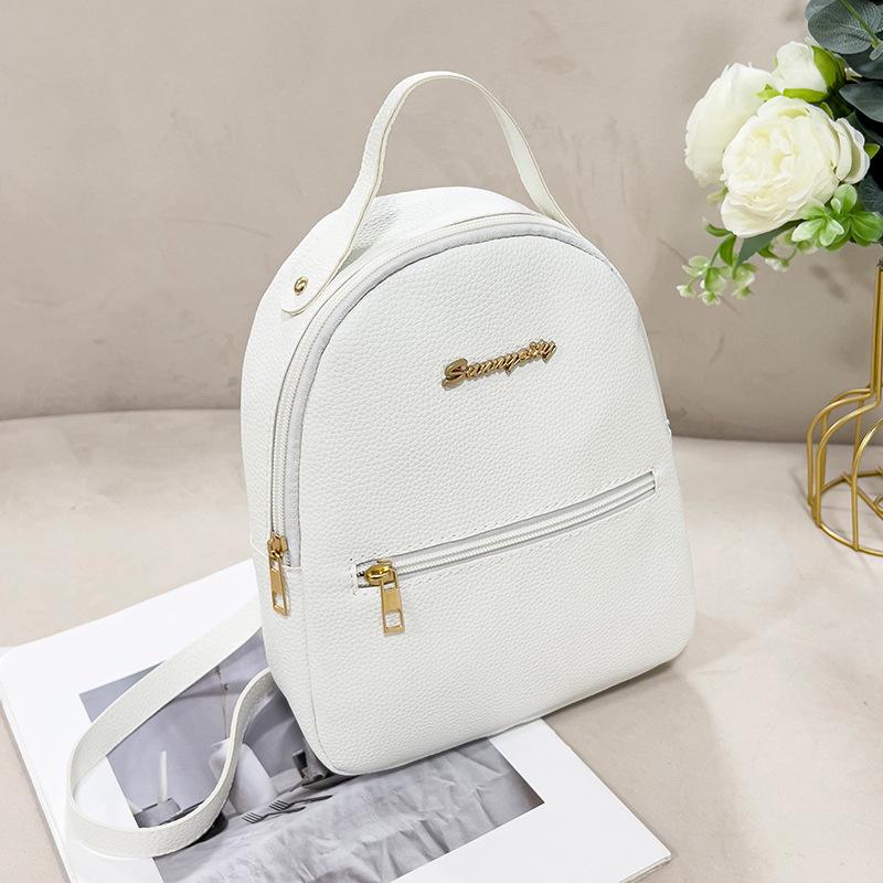 Мини-рюкзак с узором личи, сумка в корейском стиле для женщин, удобный и мягкий рюкзак