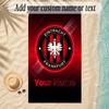 Beach TowelEintracht Frankfurt Custom Name Text Personalized Soft Towel for Beach Pool Indoor Home Decor Gift
