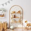 DIY Wooden Frame Wall Ornament Wood Wall Decorative Decals Arch Door Wall Decoration  Kids Room