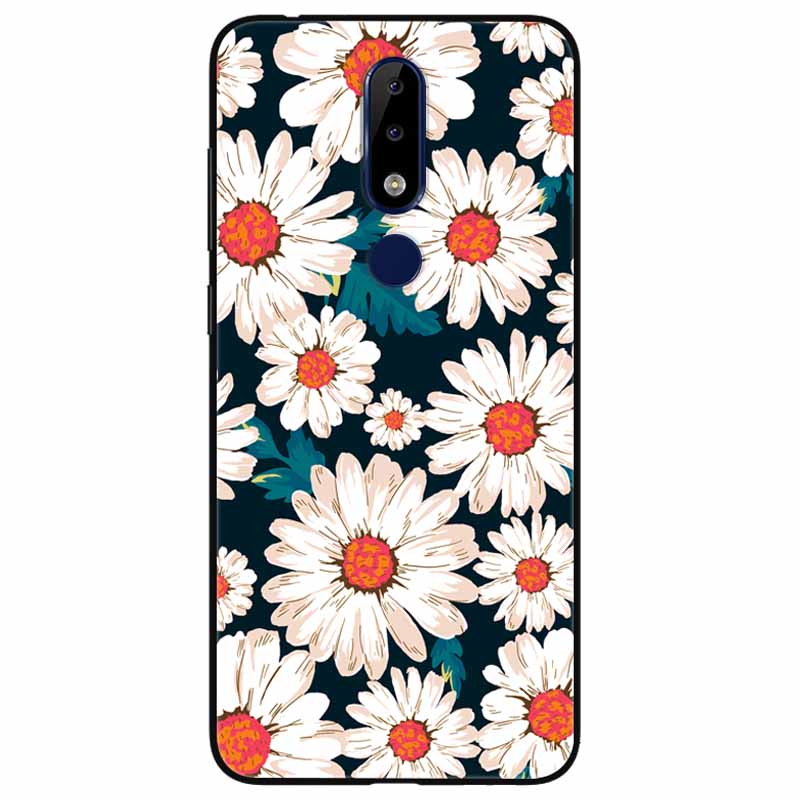 Для Nokia 5.1 Plus Чехол Мягкий Силикон Мультфильм Модный ТПУ Чехлы для Телефона для Nokia X5 Обложка 5.1Плюс Милый для NokiaX5 Защитный