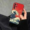 G-Большая волна у Канагавы Чехол для телефона для Samsung S25, S24, S21, S22, S23, S30, Ultra, S20, Plus, Fe, Note, 10, 9, 5G Черный чехол