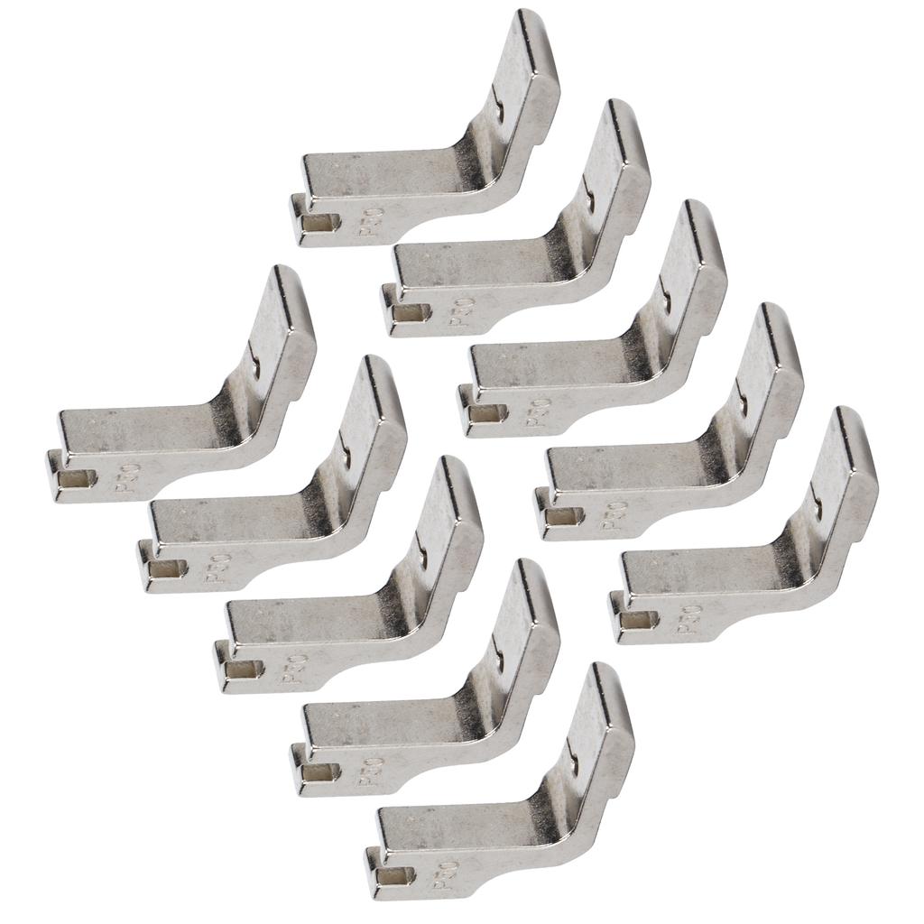 10 шт. Лапка для присборивания, нержавеющая сталь, универсальная, аксессуары для промышленных швейных машин