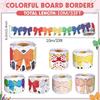 Self-Adhesive Bulletin Board Trim Blackboard Decorative Stickers  for Classroom Decorations