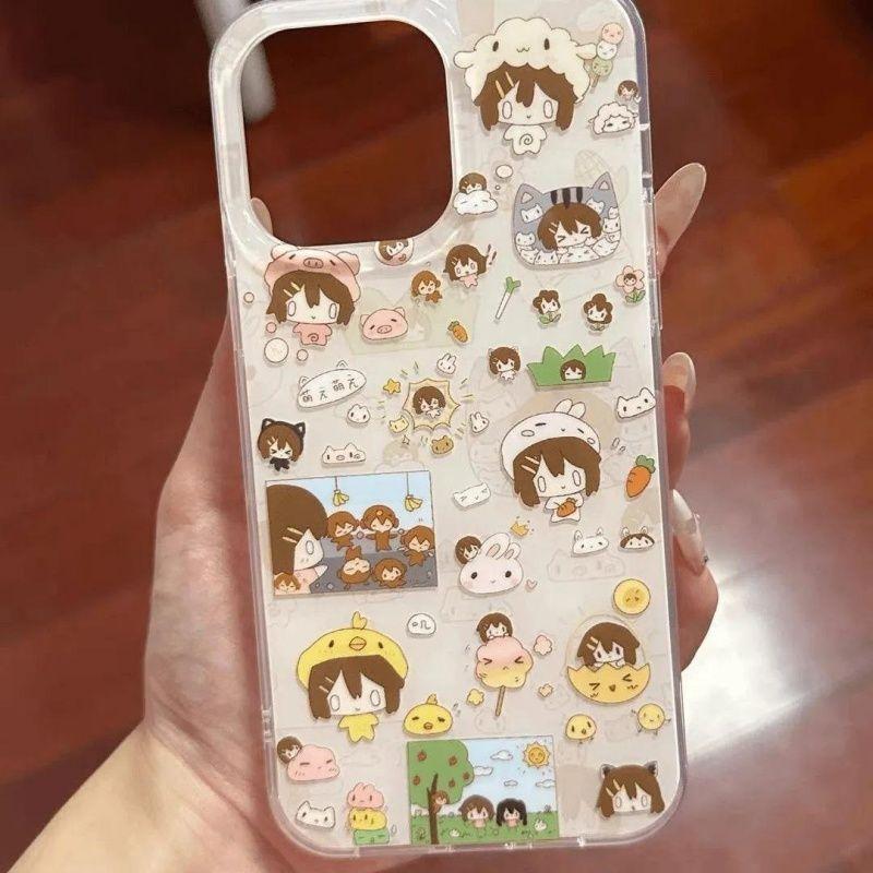 Qingyin Girl Phone Case for Xiaomi 13/14/15 Pro and Note 14