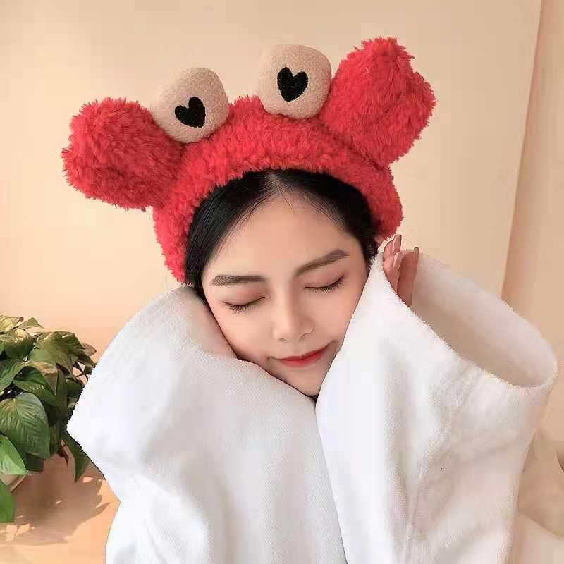 Плюшевая повязка на голову Stella Lou Rabbit Ears - милый цветочный аксессуар для волос в стиле Микки Мауса для женщин