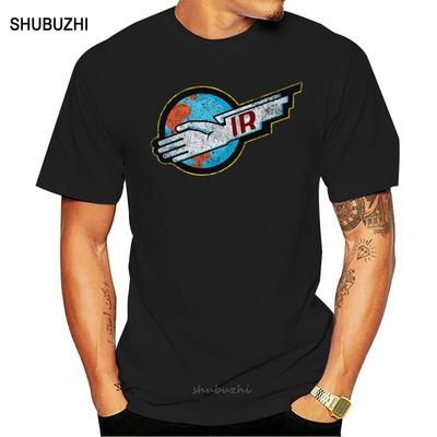 ФУТБОЛКА С ЛОГОТИПОМ THUNDERBIRDS IR - Футболка Gerry Sylvia Anderson International Rescue Хлопковая Фитнес Большого размера