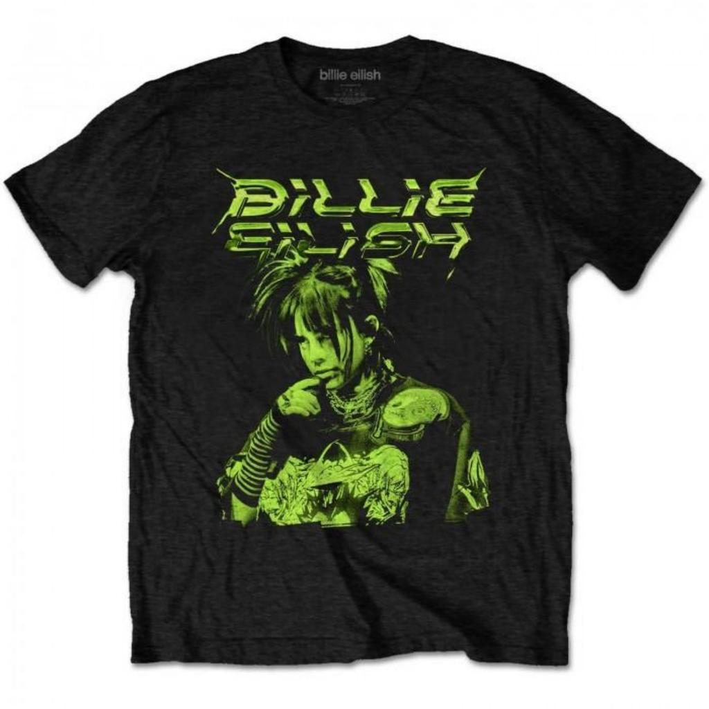 Унисекс Взрослая футболка с иллюстрацией Billie Eilish