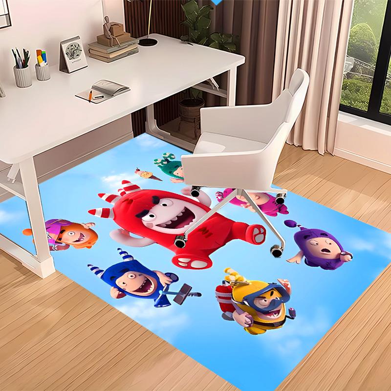Впитывающий моющийся ковер с принтом Oddbods, Нескользящие коврики для ванной, Кухонные коврики, Коврик для йоги, Коврик для прихожей гостиной, Коврики для кемпинга и пикника