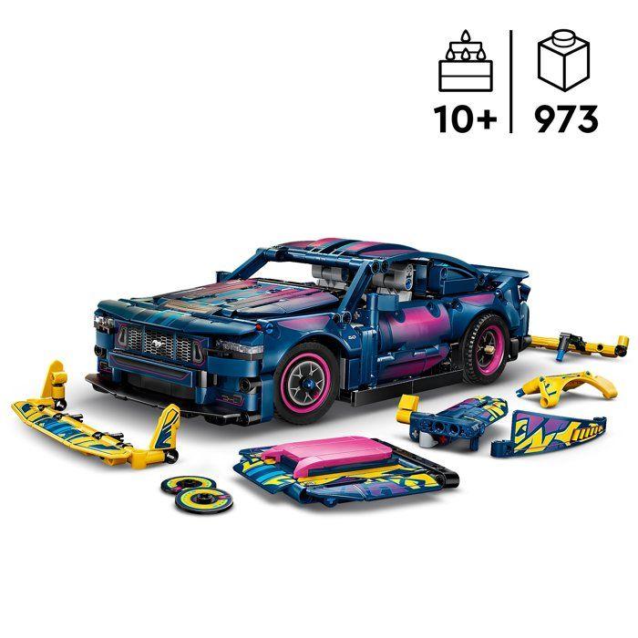 LEGO Technic 42236 Voiture Ford Mustang GT à Personnaliser - Jeu dès 10 ans - Idée Cadeau