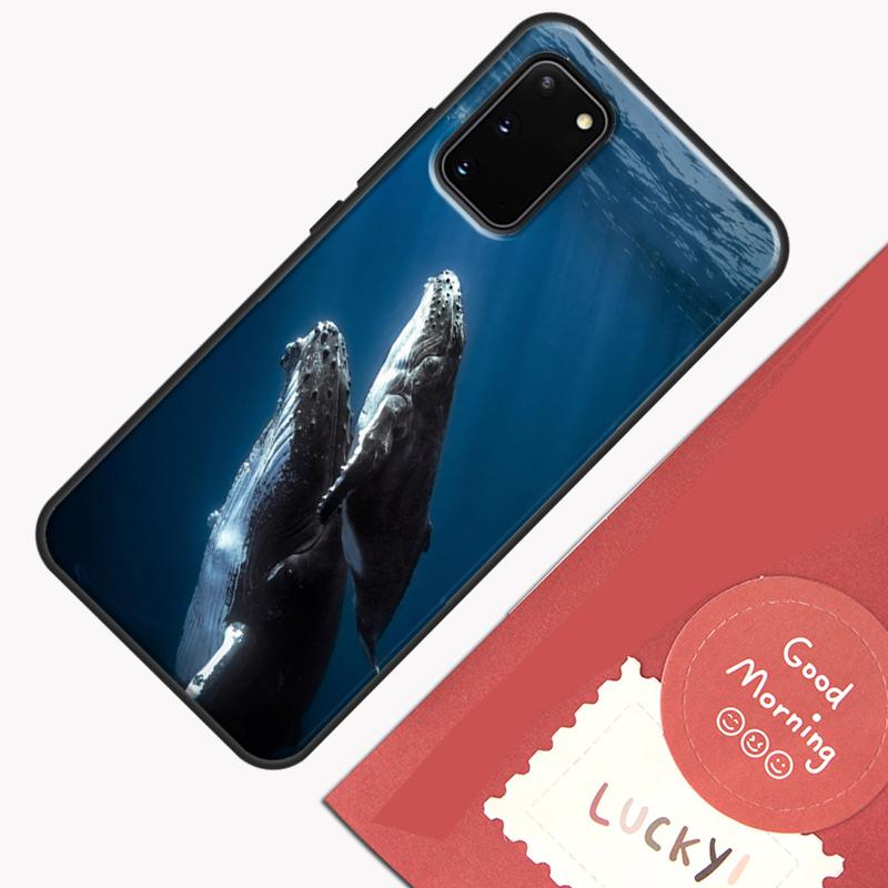 Ocean Whale Shark Waves Phone Case For Samsung Galaxy S25 S26 Ultra S20 S21 S22 S23 S24 Plus S9 S10 S25 FE Cover Shell