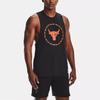 Under Armour Майка-топ Project Rock Charged Cotton Training для мужчин, черная 1361623-001