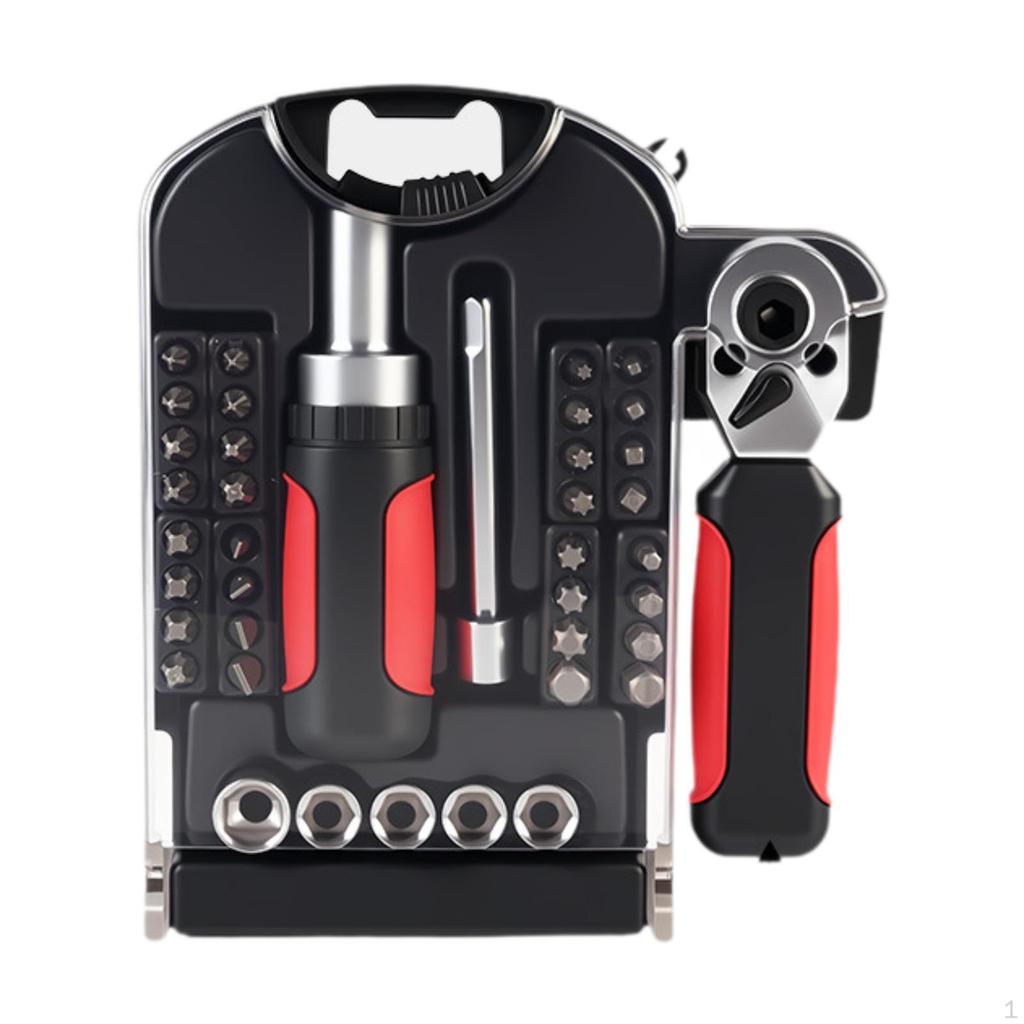 Ratchet Wrench Set Tools Multifunctional Sturdy Basic Tool Ratcheting Screwdriver for Auto