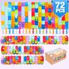 126 PCS Pop Bracelet it Fidget Toys Pack, Fidget Bracelet Birthday Party Gifts, Decompression Wristband with Autistic & ADHD,Fidget Wristband as