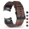 Кожаный ремешок без зазоров для Samsung Galaxy Watch 7 6 5 4 40 44 мм Ремешок с металлической пряжкой Quick fit для Galaxy Watch6 4 classic 43 47 мм